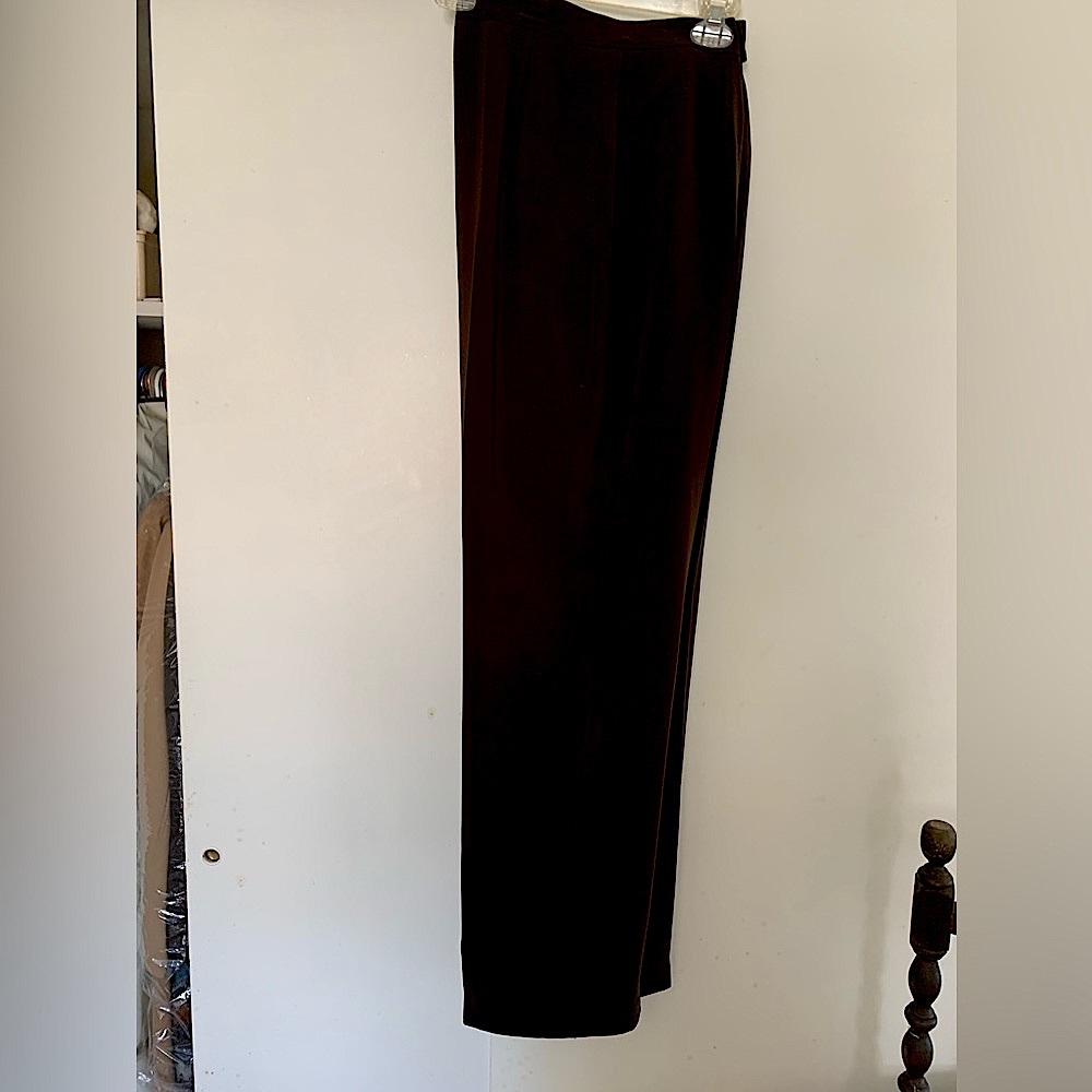 Kasper, chocolate brown slacks size 8
